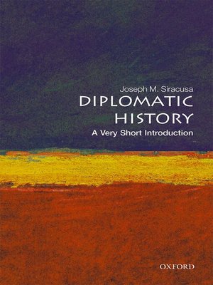 cover image of Diplomatic History